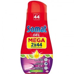 SOMAT MEGA GEL ALL IN1 LEMON 2 X 790 ML - 244425