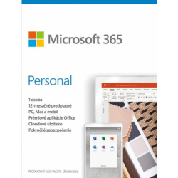 Microsoft 365 Personal P6 Mac/Win, 1 Rok, SK