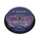 Verbatim DVD+R 8,5GB 10cakebox