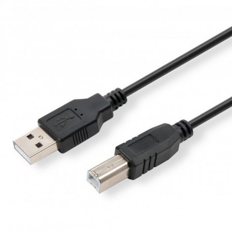 Logo USB kábel (2.0), USB A samec - USB B samec, 1.8m
