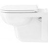 DURAVIT D-CODE WC sedátko s nerezovými pántami, bez SoftClose, biele 0067310000