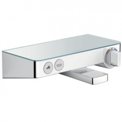 Hansgrohe ShowerTablet Select termostatická vaňová batéria 300, biela/chróm 13151400