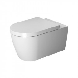 DURAVIT ME by Starck 37 x 57 cm závesná WC misa, Durafix, biela s glazúrou Hygiene Glaze 2528092000