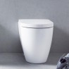 DURAVIT ME by Starck 37 x 60 cm stojaca WC misa, vodorovný odpad, montáž k stene, biela s úpravou WonderGliss 21690900001