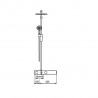 HANSA ForSenses sprchový termostatický systém antracit/chróm 6465020084