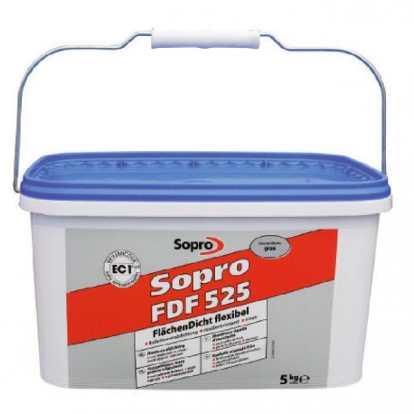SOPRO hydroizolácia tekutá FDF 525 5 Kg vedro, pre interier,flexibilná 230392