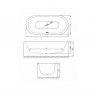 BETTE LUX Oval Silhouette voľne stojaca vaňa 170 x 75 x 45 cm 3465000CFXXS