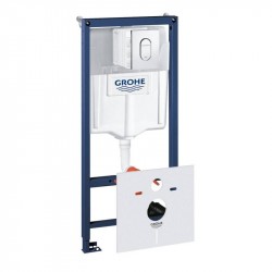 Grohe Rapid SL modul pre závesné WC s tlačítkom Arena Cosmo chróm, set4v1, 38929000