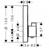 Hansgrohe ShowerSelect termostatická batéria S pod omietku, pre 2 spotrebiče, matná biela, 15743700