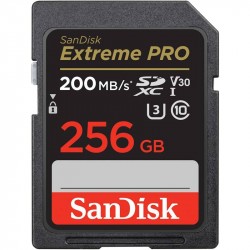 SanDisk Extreme Pro SDXC 256GB/200MBps/UHS-I U3, SDSDXXD-256G-GN4IN