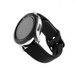 Remienok FIXED Silicone Strap 20mm pre smartwatch, čierny