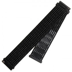 FIXED remienok Nylon Strap 22mm pre smartwatch, čierny FIXNST-22MM-REBK