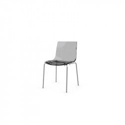 CALLIGARIS stolička jedálenská L EAU, sivý plast, CS/1273 - ROZBALENÝ TOVAR