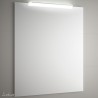 SALGAR NOJA set nábytkový skrinka s umývadlom 90cm, zrkadlo, LED osvetlenie lesklá biela