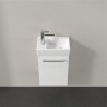 Villeroy & Boch AVENTO skrinka pod umývadlo, 340 x 514 x 202 mm, 1 dvierka, pánty vľavo, Crystal White, A87601B4