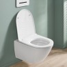 VILLEROY & BOCH Universo WC závesná s TwistFlush, so SoftClosing sedátkom alpská biela s CeramicPlus 4670T9R1