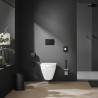 EMCO Loft držiak WC papiera bez krytu, matná čierna, 050013301