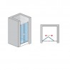 SANSWISS TOP-Line sprchové zalamovacie dvere 75, aluchróm číre sklo AquaPerle, TOPK07505007