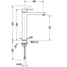 Duravit A.1 XL umývadlová batéria bez odtokovej súpravy, chróm A11040002010