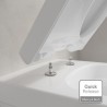 VILLEROY & BOCH Architectura závesné WC so sedadlom SoftClosing, DirectFlush, alpská biela 4694HR01