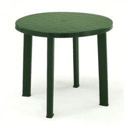 stôl plastový TONDO 90 cm zelený