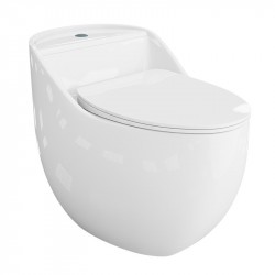 Lavita SILIA WHITE WC kombi RIM+ komplet s nádržkou a sedátkom SoftClose biela SILIAWHITE