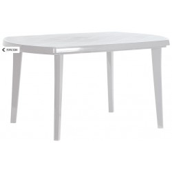Stôl záhradný ELISE biely