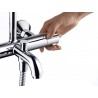 Hansgrohe Vernis Blend sprchový systém Showerpipe 200 1jet s vaňovým termostatom chróm 26274000