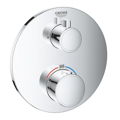 GROHE Grohtherm termostatická sprchová batéria k telesu pod omieku, chróm 24075000