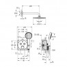 Grohe Grohtherm SmartControl Perfect sprchový set 5v1 s termostatom pod omietku, sprcha 210 mm, chróm 34743000