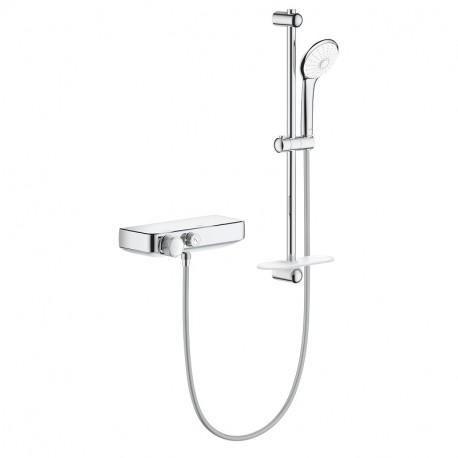 Grohe Grohtherm SmartControl termostatická sprchová batéria so setom Euphoria 3jet, 60cm, chróm 34720000