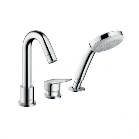 Hansgrohe Logis vaňová 3-otvorová batéria na okraj vane chróm 71310000