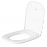 DURAVIT D-CODE WC sedátko s nerezovými pántami, bez SoftClose, biele 0067310000