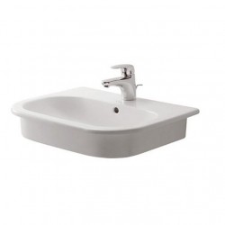 Duravit D-CODE zápustné nábytkové umývadlo 54 x 43 cm biele 0337540000