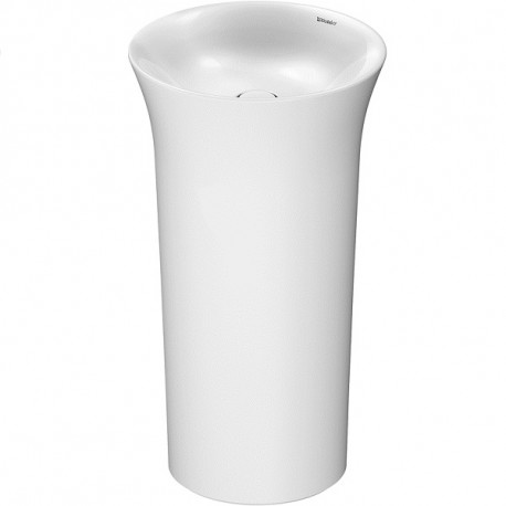 Duravit WHITE TULIP umývadlo voľne stojace 50 x 90 cm, kruh 50 cm bez prepadu biela 2703500070