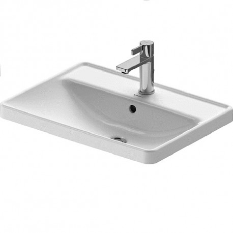 Duravit D-NEO nábytkové zápustné umývadlo 60 x 43,5 cm biele 0357600027