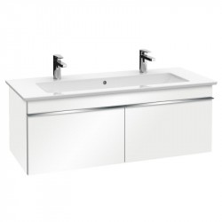 VILLEROY & BOCH VENTICELLO spodná skrinka 1153 x 420 x 502 mm Glossy White, úchytka chróm A93801DH