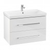 Villeroy & Boch AVENTO skrinka pod umývadlo, 760 x 520 x 447 mm, 2 zásuvky, Crystal White, A89100B4