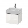 DURAVIT L-CUBE skrinka pod umývadlo závesná biela lesklá, LC617402222