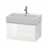 DURAVIT L-CUBE skrinka pod umývadlo závesná biela lesklá, LC617602222