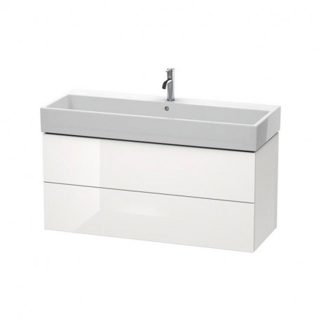 DURAVIT L-CUBE skrinka pod umývadlo závesná biela lesklá, LC627902222