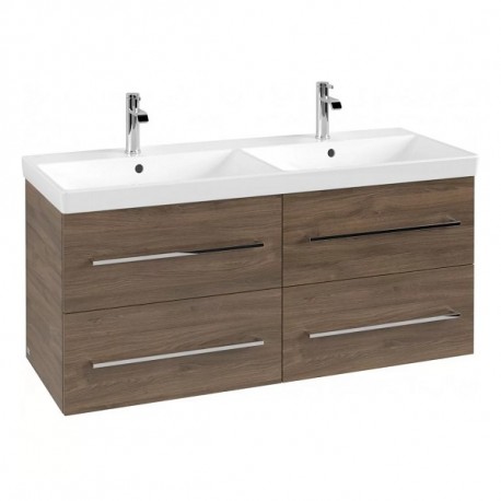 Villeroy & Boch AVENTO skrinka pod dvojumývadlo, 1180 x 514 x 452 mm, Arizona Oak, A89300VH