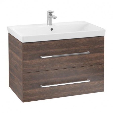 Villeroy & Boch AVENTO skrinka s umývadlom 760 x 520 x 447 mm Arizona Oak A89100VH + 41568001