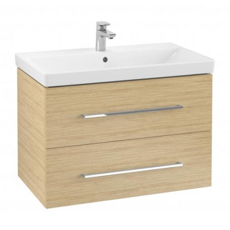 Villeroy & Boch AVENTO skrinka s umývadlom 760 x 520 x 447 mm Nordic Oak A89100VJ+ 41568001