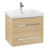 Villeroy & Boch AVENTO skrinka pod umývadlo, 618 x 520 x 447 mm, 2 zásuvky, Nordic Oak, A89000VJ