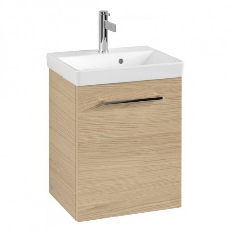 Villeroy & Boch AVENTO skrinka pod umývadlo, 430 x 514 x 352 mm, 1 dvierka, pánty vľavo, Nordic Oak, A88700VJ