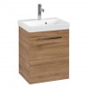 Villeroy & Boch AVENTO skrinka pod umývadlo, 417 x 520 x 346 mm, 1 dvierka, pánty vpravo, Oak Kansas, A88701RH