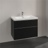 Villeroy & Boch SUBWAY 3.0 skrinka pod umývadlo 772 x 576 x 478 mm, Volcano Black, C57400VL