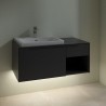 Villeroy & Boch SUBWAY 3.0 skrinka pod umývadlo 1001 x 422,5 x 516 mm, s LED podsvietením, Graphit, C572L2VR