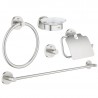 Grohe Essentials sada doplnkov do kúpelne 5v1 supersteel 40344DC1